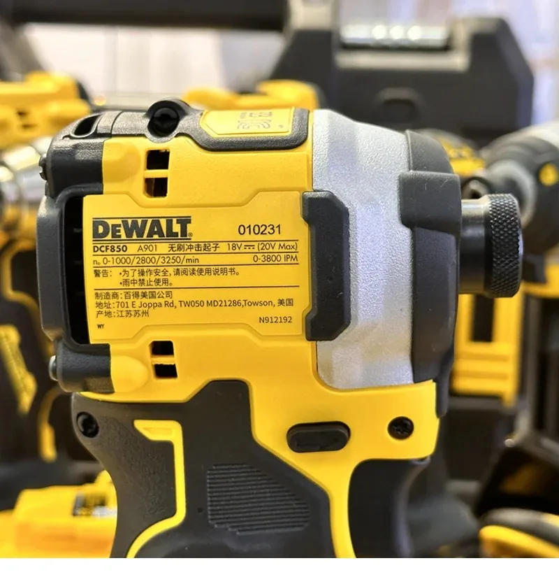 Dewalt DCF850 3250 tr/min tournevis à percussion sans
