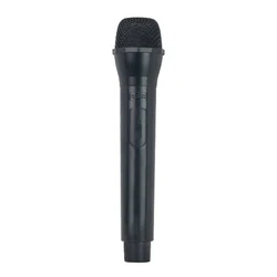 Children's Role Play Microphone Toy for Singing and Performance Play (Black)