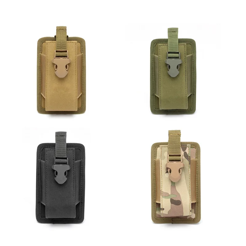 1000D Nylon Tactical Molle Walkie Talkie Pouch Interphone Storage Case Radio Pouch Holder