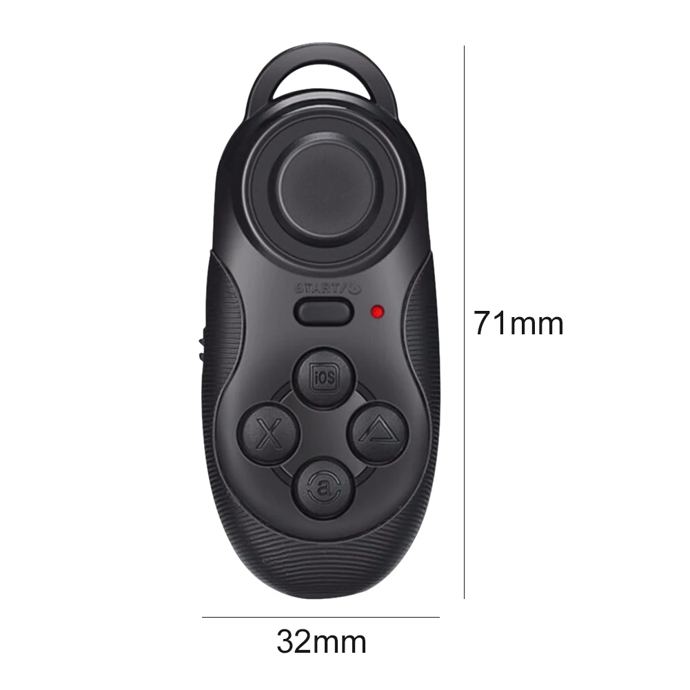 Mini VR Controller Remote Pad Gamepad VR Remote Controller Bluetooth-compatible Gamepad with 180mAh Battery for PC Phone Tablet 