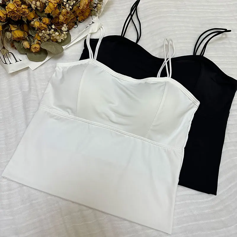 Women Tube Tops Camisole Soft Breathable Underwear Girls Cami Casual Tank Vest Sleeveless Crop Tops Bra