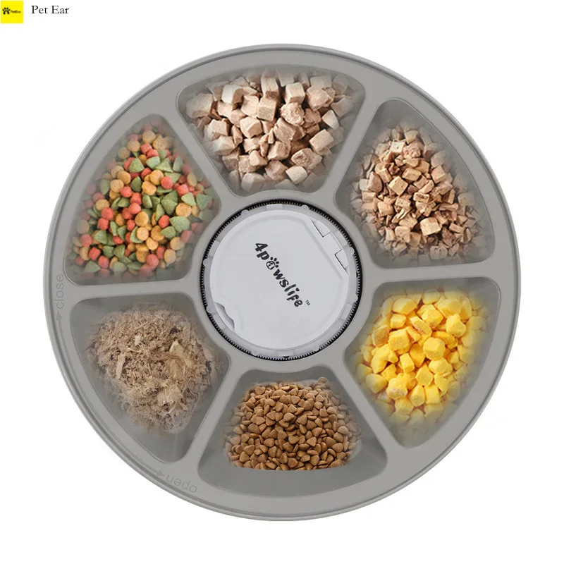 

New Timed 6-meal Cat And Dog ElEctric IntellIgent Dry Machine, Food CirCular Pet AutomAtic Feeder