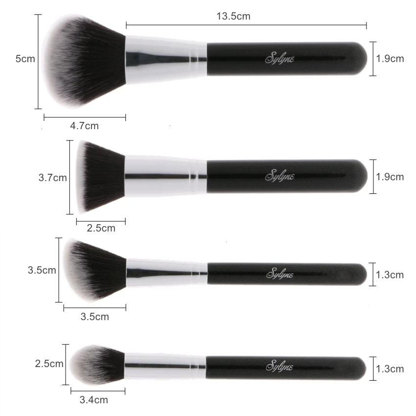 Professional Makeup Brushes Powder Foundation Highlighter Eyebrow Eyeshadow Make Up Kit Tools - 3