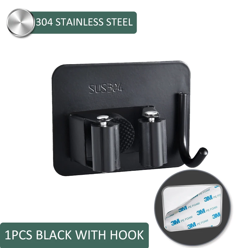 Black wall shelf
