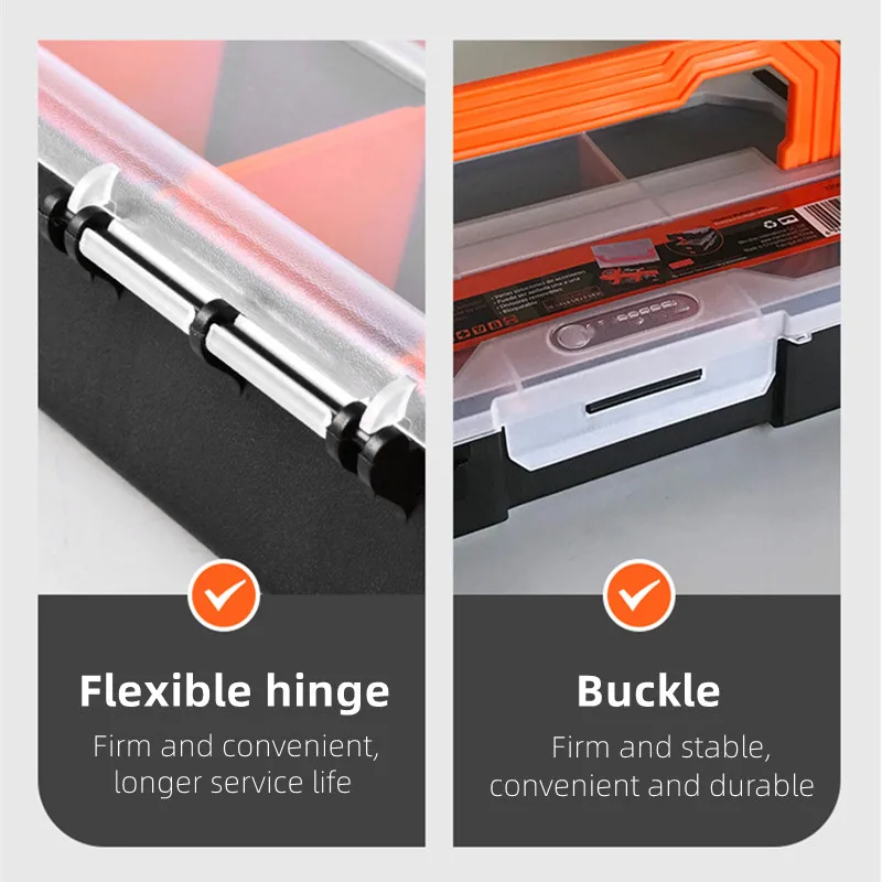 Portable Stackable Screws Storage Box Electronic Parts Screw Organizer  Toolbox Storage Tool Plastic Parts Organizer Box - AliExpress