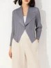 Miyake Pleated Coat Women's Early Autumn New Style 2023 Fashionable Versatile Suit Collar One Button Temperament Short Suit Top 3