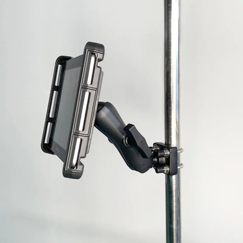 714TabletsHolderwithDoubleUBoltBaseforTrucksForkliftsUTV