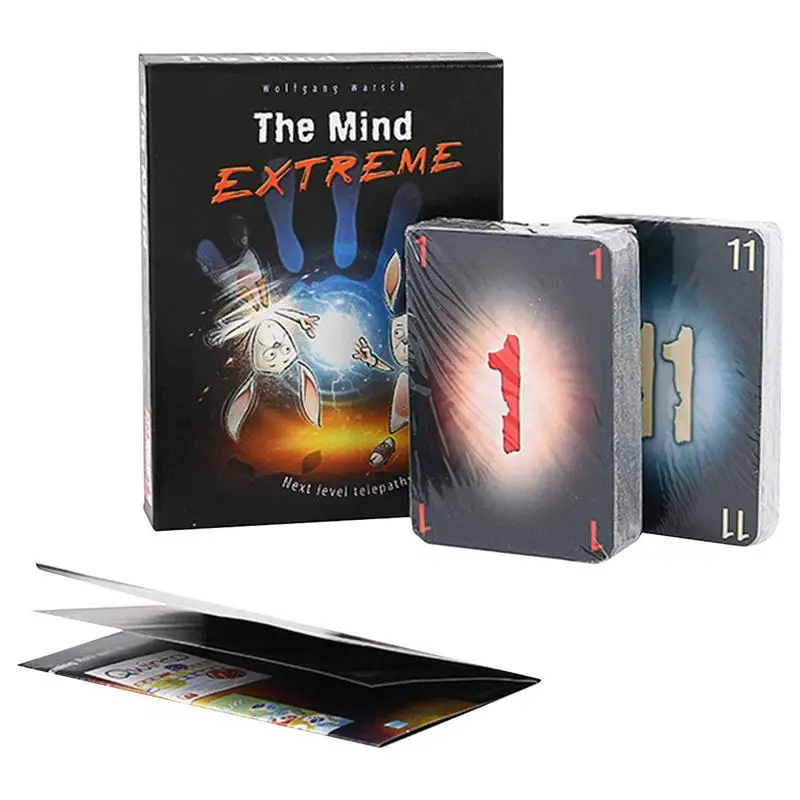 

The Mind Card Game Home Party Board Game Team Experience Interactive Puzzle Toys For Children Adult 2022 2-4 Players Team Toys