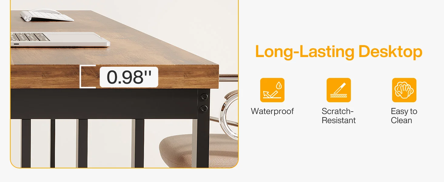 Long- lasting desktop water-proof, scratch resistant, easy to clean, stain Proof, high quality MDF