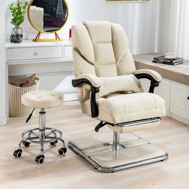 Barbershop Luxury Salon Chair Leather Comfort Portable Reclinable Salon Chair Barber Equipment Cadeira Commercial Furniture