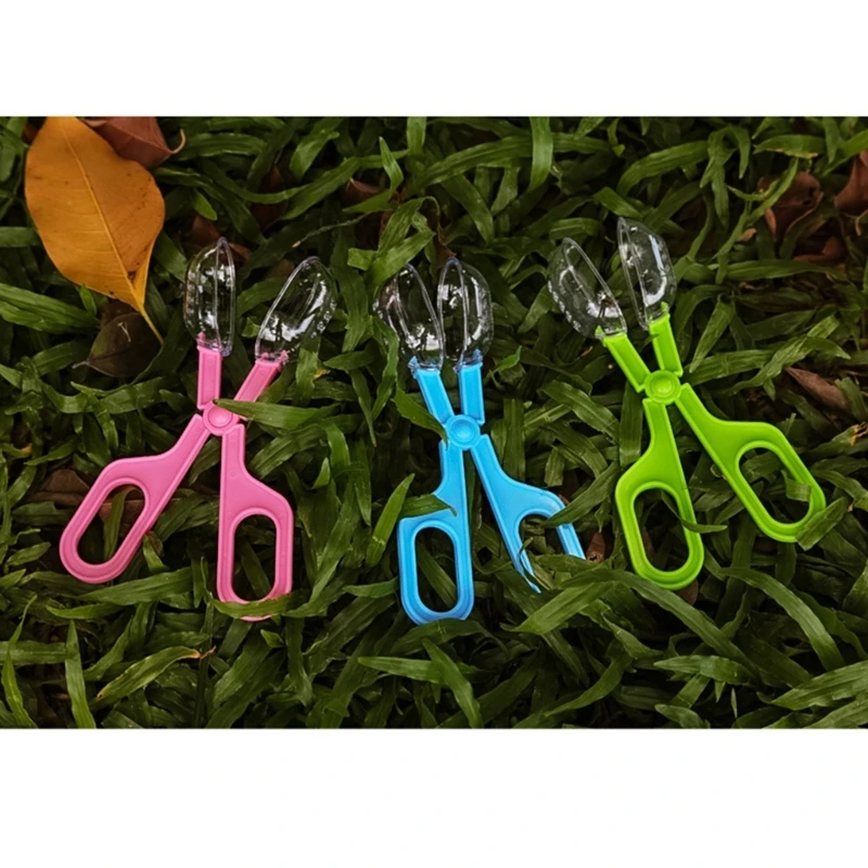 10pack Insect Kids Catcher Scissor Outdoor Kids Insect Clip Spiders Catcher Clip for Pet Owners and Groomers
