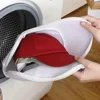 New Baseball Cap Laundry Bags Hat Wash Bag Anti-deformation Washing Machine Hat Mesh Bag Portable Baseball Cap Washing Bags 3