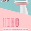 Kemei Electric Shaver Women Cordless One Blade Rechargeable Razor Bikini Trimmer Legs Underarm Public Body Hair Removal Painless 3