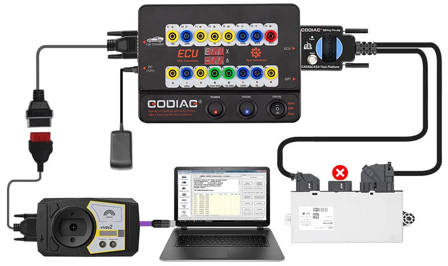 GODIAG GT100 PLUS GPT ENET DOIP 24V-12V Auto-Werkzeug OBD II Breakout-Box ECU-Anschluss – Detail 18