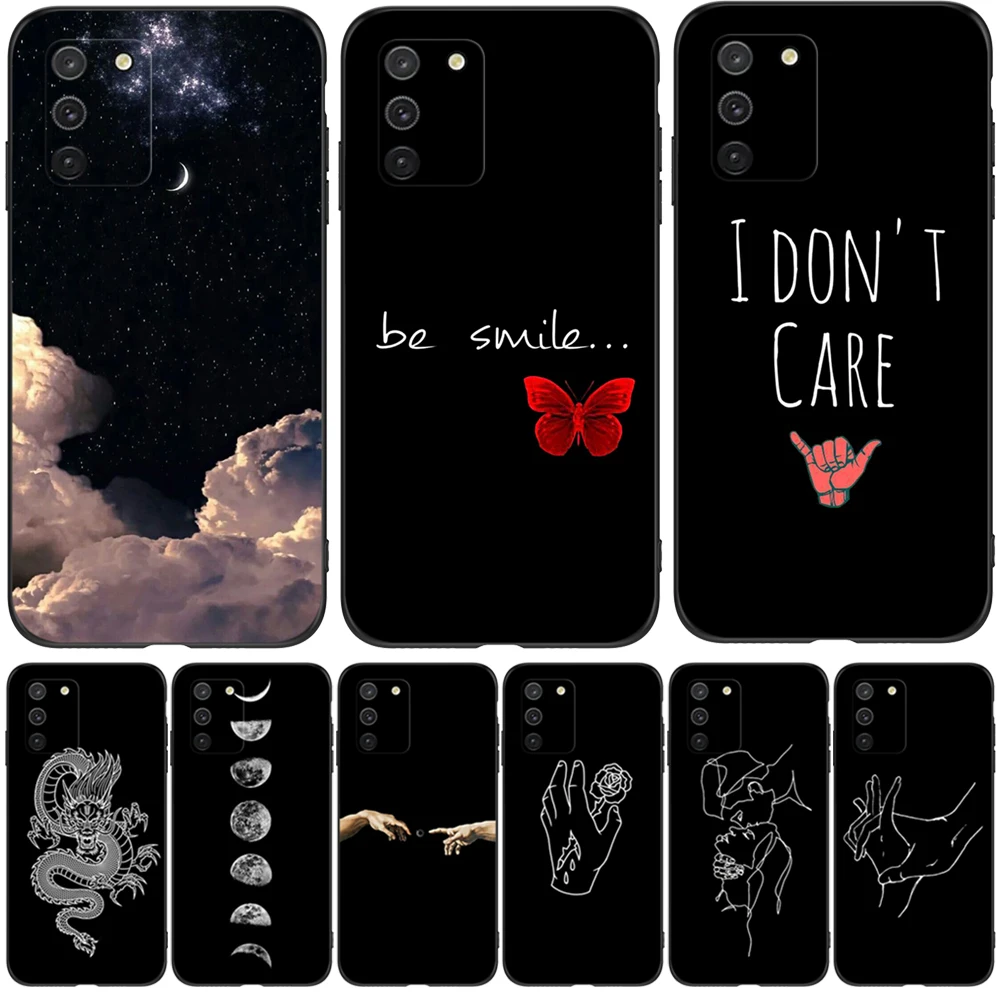 Per Samsung Galaxy S10 Lite Custodia Cover Per Telefono Per Samsung S10 Lite S 10 Lite Sm-G770F Custodia In Tpu Nero Bianco Nero