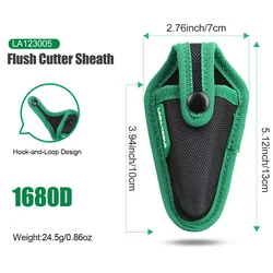 Flush Cutter Protective Cover with Cloth Tool Organizer Bag (Green)