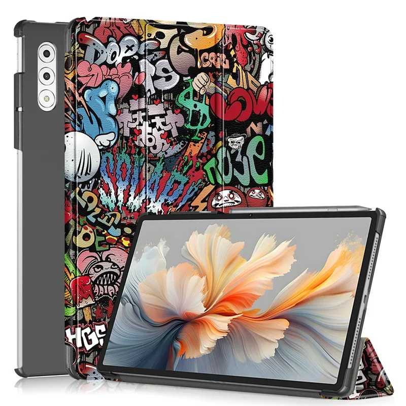 Premium Tri-Fold Case with Auto Wake Function for Lenovo Yoga Tab Plus 12.7 Tablet