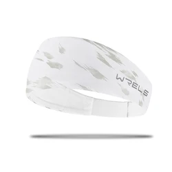 Unisex Breathable Antiperspirant Sports Hair Band - Free size (WHITE)