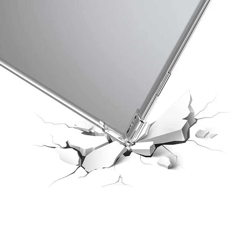 Slim Shockproof Clear TPU Back Cover with Airbag Protection