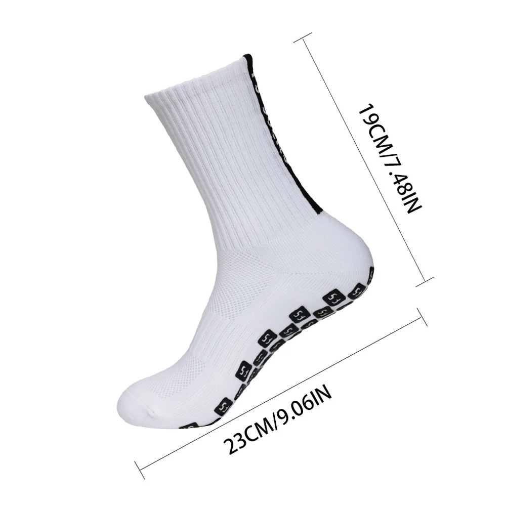 Enhanced Non-Slip Silicone Bottom Grip Socks for Sports and Outdoor Activities