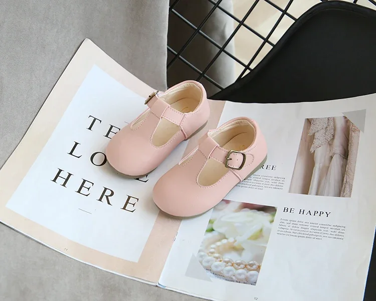 Scarpe da principesse per bambini e ragazze, eleganti in pelle, per ragazze, Mary Jane, scarpe da balletto, antiscivolo, scarpe da ballo, scarpe da ballo per bambini, scarpe da sera, Colore: rosa., 25