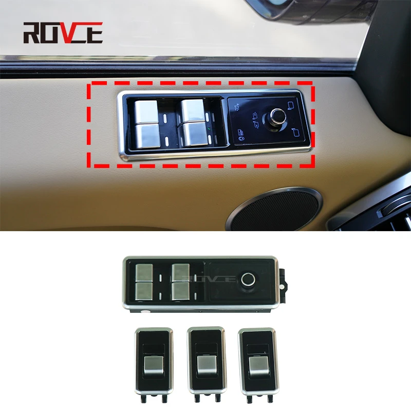 Car Window Controller Switch Button Lifter Crystal Button For Land