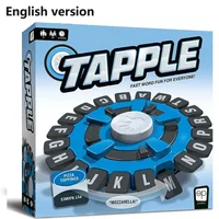 Children's Educational Table Toys English Spanish TAPPLE Crazy Alphabet Game Parent-child Interactive Turntable Toy Family Game 2