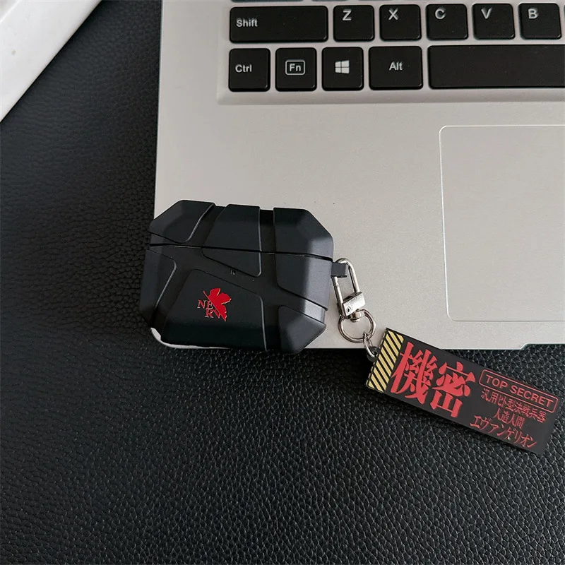 EVANGELION EVA Anime Hülle für Airpods 4 Pro 2 3 Kopfhörer Zubehör Bluetooth Headset Silikon Apple Air Pod 3/2/1 Cover Shell – Detail 8