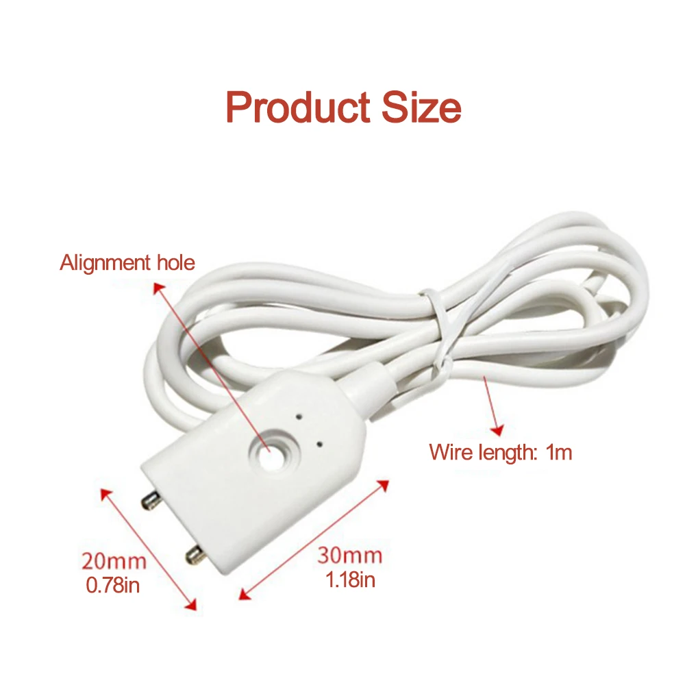12V 24V Smart Water Alarm Sensor Wired Water Leak Sensor Kitchen Sink Leak Alarm 1/2/3 Meter Cable for Bathroom Kitch water leak detector
