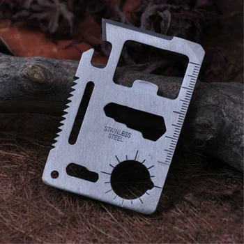 Pocket Tool Multifunction Credit Edc Outdoor Bottle Survive Gear Card Multi Multipurpose Gadget Camping Opener Wallet Kit 1