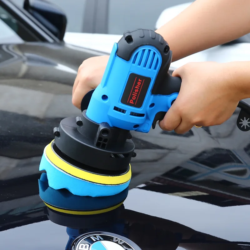 220V Automotive Polishing Machine Multifunction Car Polisher Stepless Speed Regulation Electric Waxing Car Body Polisher