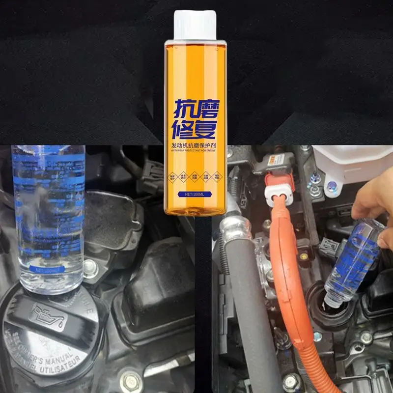 Engine Repair Additive 100ml Engine Anti-Wear Protective Oil Safe And Gentle Vehicle Care Supplies For Sedans Trucks Most Cars