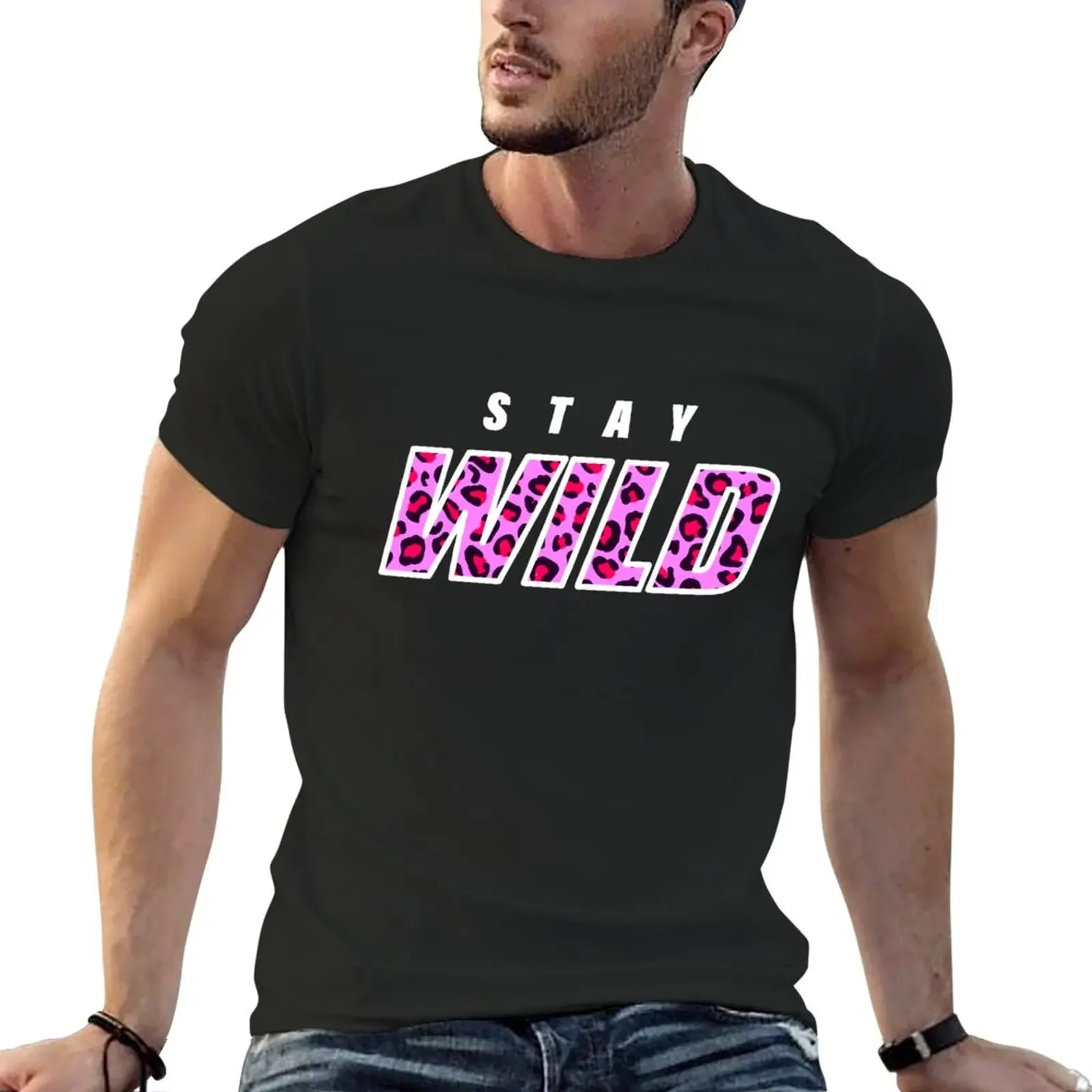 

Stay Wild New Ben Azelart Merch T-Shirt kawaii clothes plain anime oversized t shirts for men