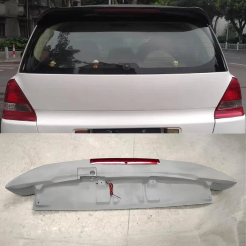 

For Roof Accessory Spoiler OLD Honda Odyssey FRP Material CAR Rear Window Tail WING Refit Body Kit 2004-2008 Year