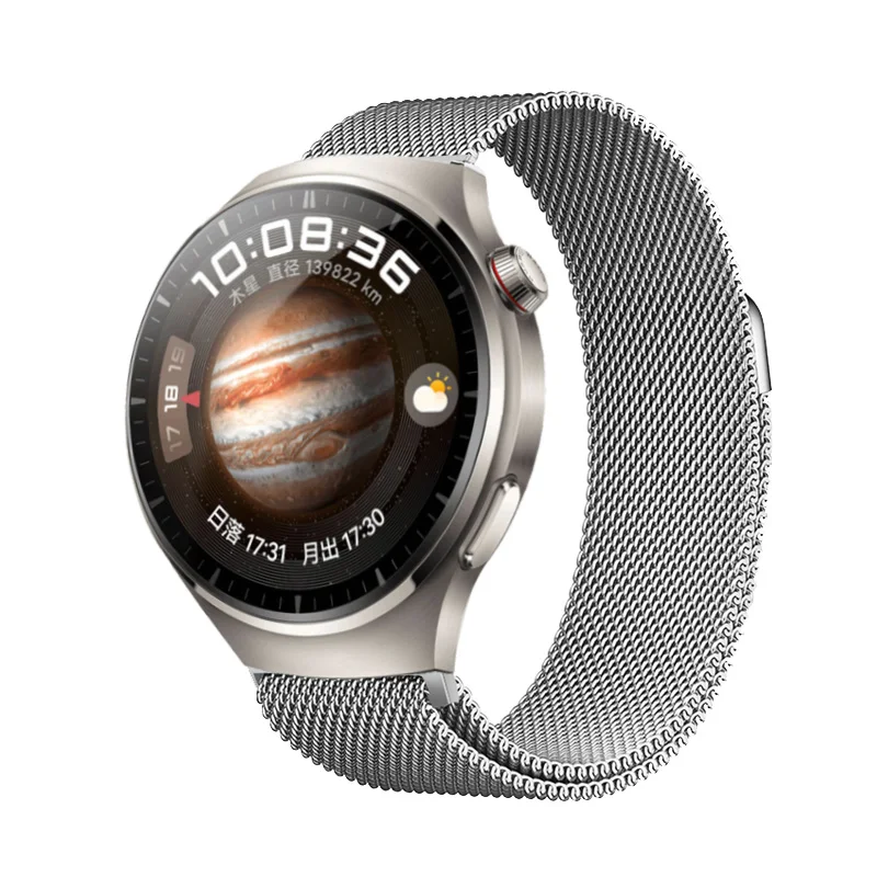 Premium 22mm Milanese Metal Loop Band Replacement Wristband