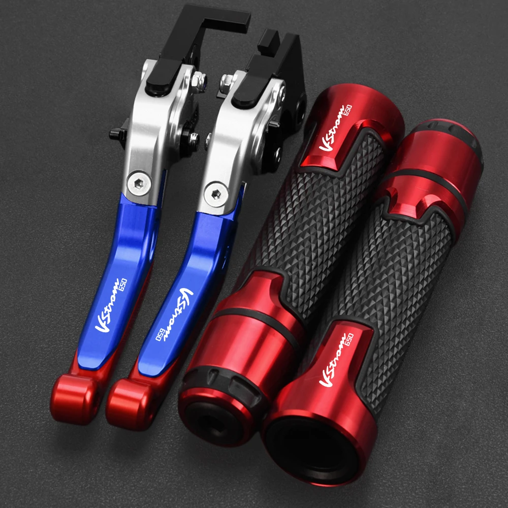 

FOR Suzuki DL650 DL 650 V-STROM VSTROM Motorcycle Accessories Brake Clutch Levers Handle bar Grips 2011-2018 2017 2016 2015 2014