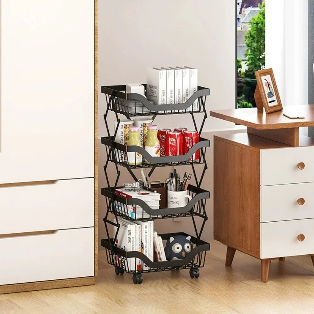 المطبخ الخضار عربة التخزين الطابق الدائمة متعدد ال...