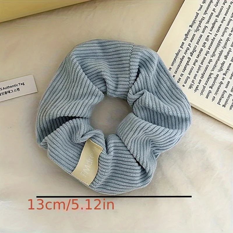 4er-Pack Cord-Haargummis in verschiedenen Farben, einfache und elegante Haaraccessoires für Haarstyling und den persönlichen Gebrauch – Detail 2