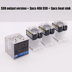 Advanced Digital Programmable Thermostat with Timer and Temperature Control (SSR output add 3 SSR)