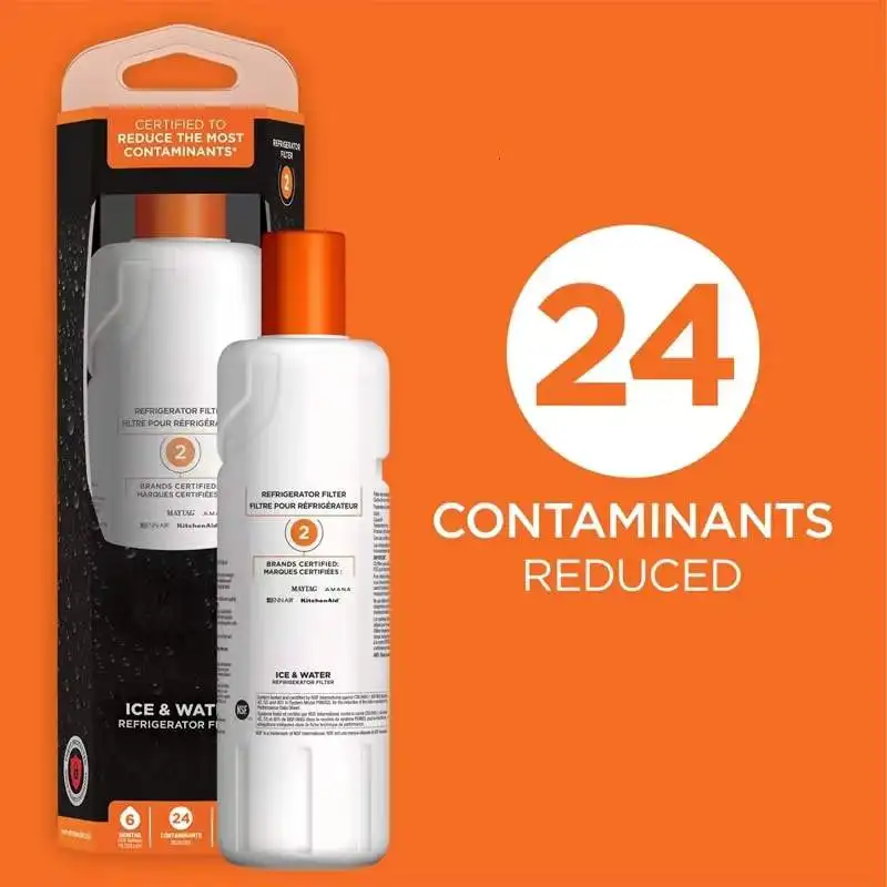 NSF Certified Brand Genuine EDR2RXD1 Refrigerator Water Filter Compatible with W10413645A W10413645 Filter2 469082 469903