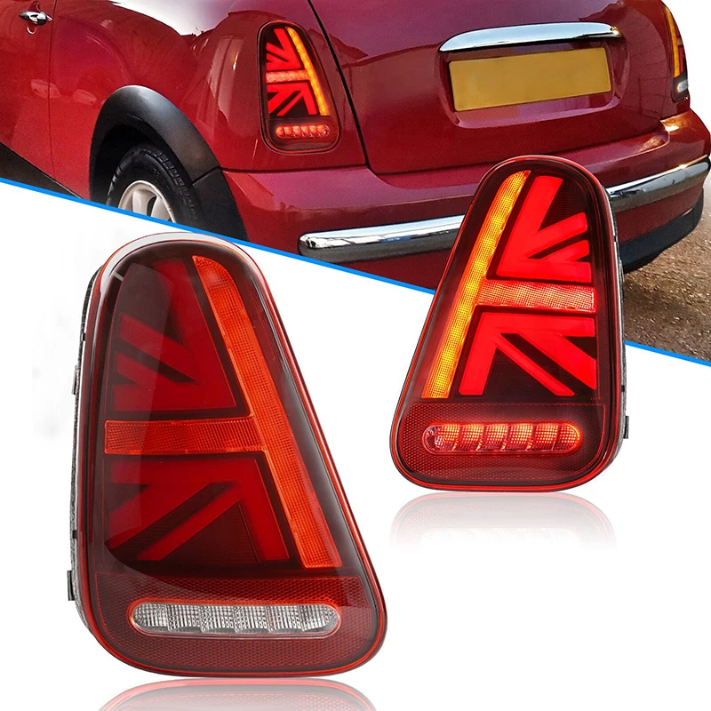 

Car Taillights For MINI Coopers R50 R52 R53 2001-2007 Rear LED DRL Moving Turn Signal Brake Tail Lamps Lights