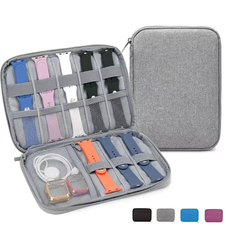Watchband Storage Bag Watchband Bag for Apple Watch Strap Box Case Travel Smart Watch Wriststrap Storage Bag Box Watches Organizer Band Holder