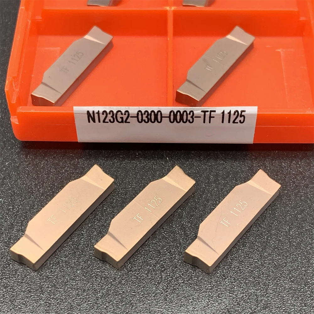 

10PCS N123G2-0300-0003 TF1125 CNC Machine Milling Tungsten Carbide N123 G2 Lathe cutting Tool Hard Alloy