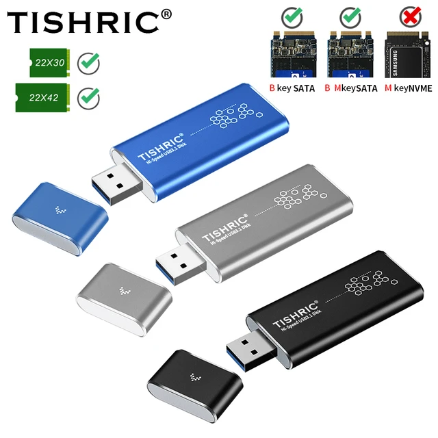 Acheter Boîtier de disque dur SSD TISHRIC M2 adaptateur USB type C