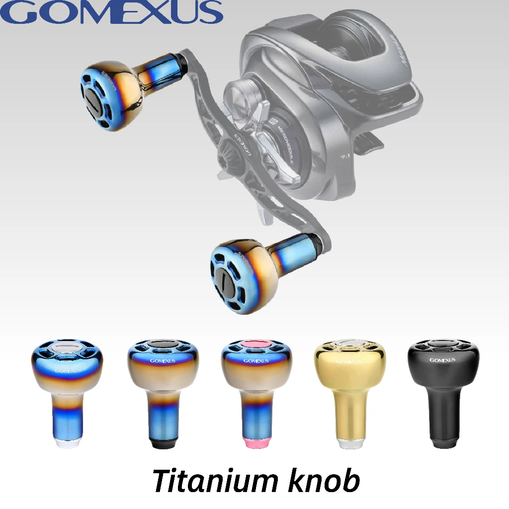 

Gomexus 30mm Ultralight Titanium Knob for Shimano Sephia Daiwa Catalina Steez Ryobi Ap power Spinning and Baitcasting Fishing