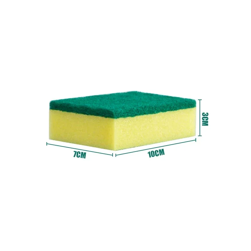 10/20pcs Reusable Double-Sided Cleaning Sponge Dishwashing Cleaning Wipe Household Scouring Pad Sponge Set Kitchen Accessories 6