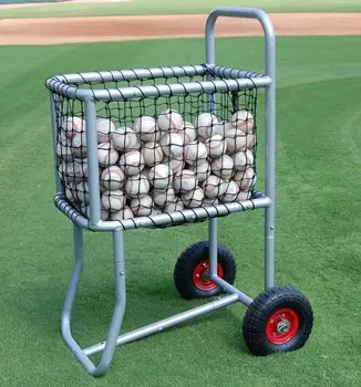 Sports Professional Ball Locker with Wheels, Rolling Sports Balls Cart, Baseball Storage Rack for Indoor and Outdoor Spor 2