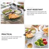 Glass Dish With Lid Heat-resistant For Food Serving 2