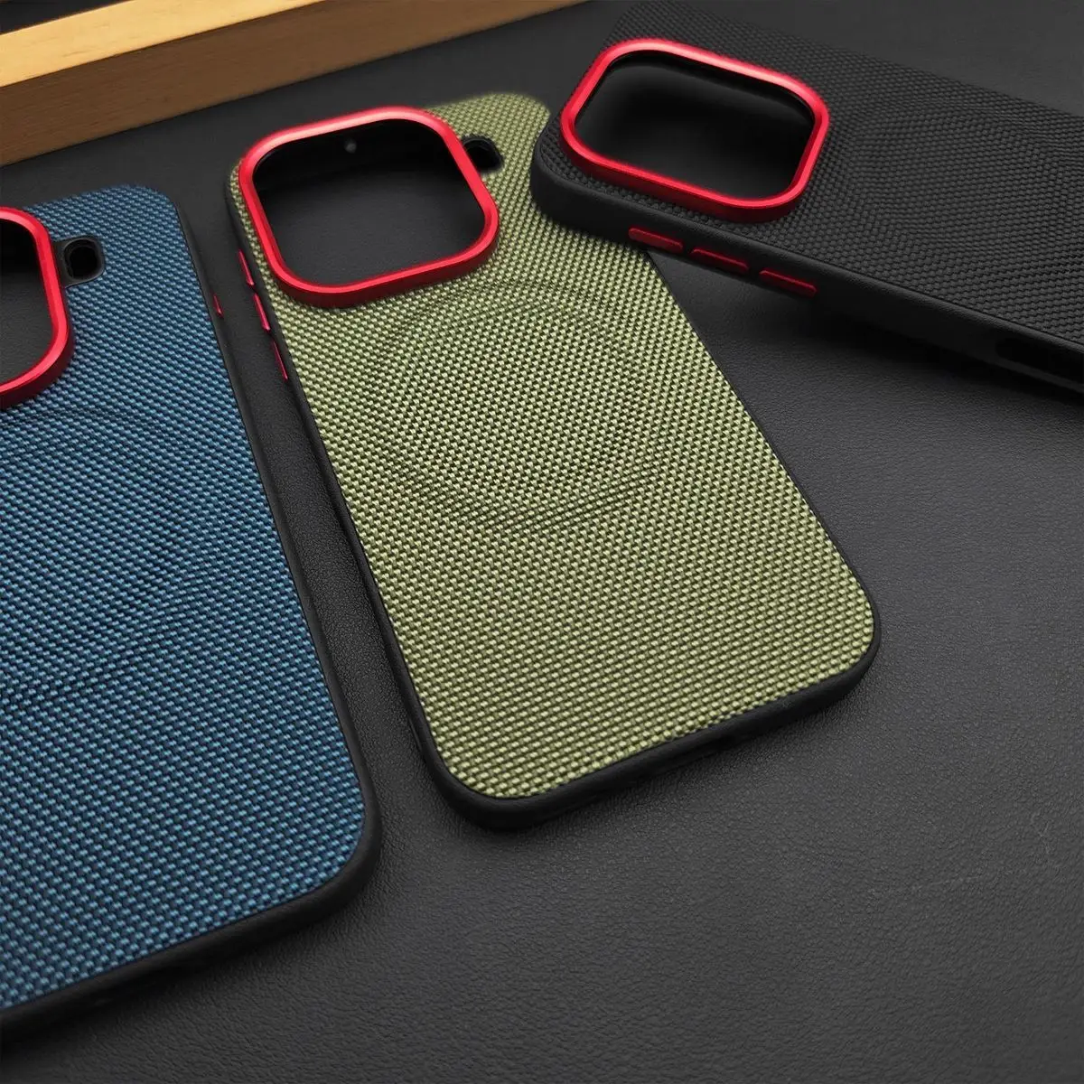 Luxury PU Leather Magnetic Wireless Charging Protective Back Cover Case