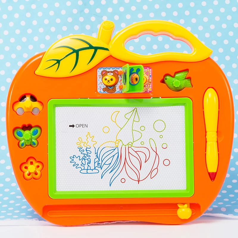 Magic Slate Color Small Format Cartoon Erasable Doodle Writing Drawing Painting Board Pad